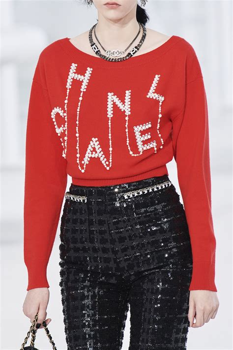 chanel winter 2021|chanel ski sweaters 2021.